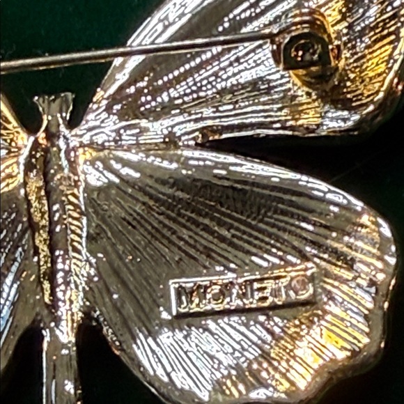 Monet colorful Butterfly Brooch - Picture 3 of 5